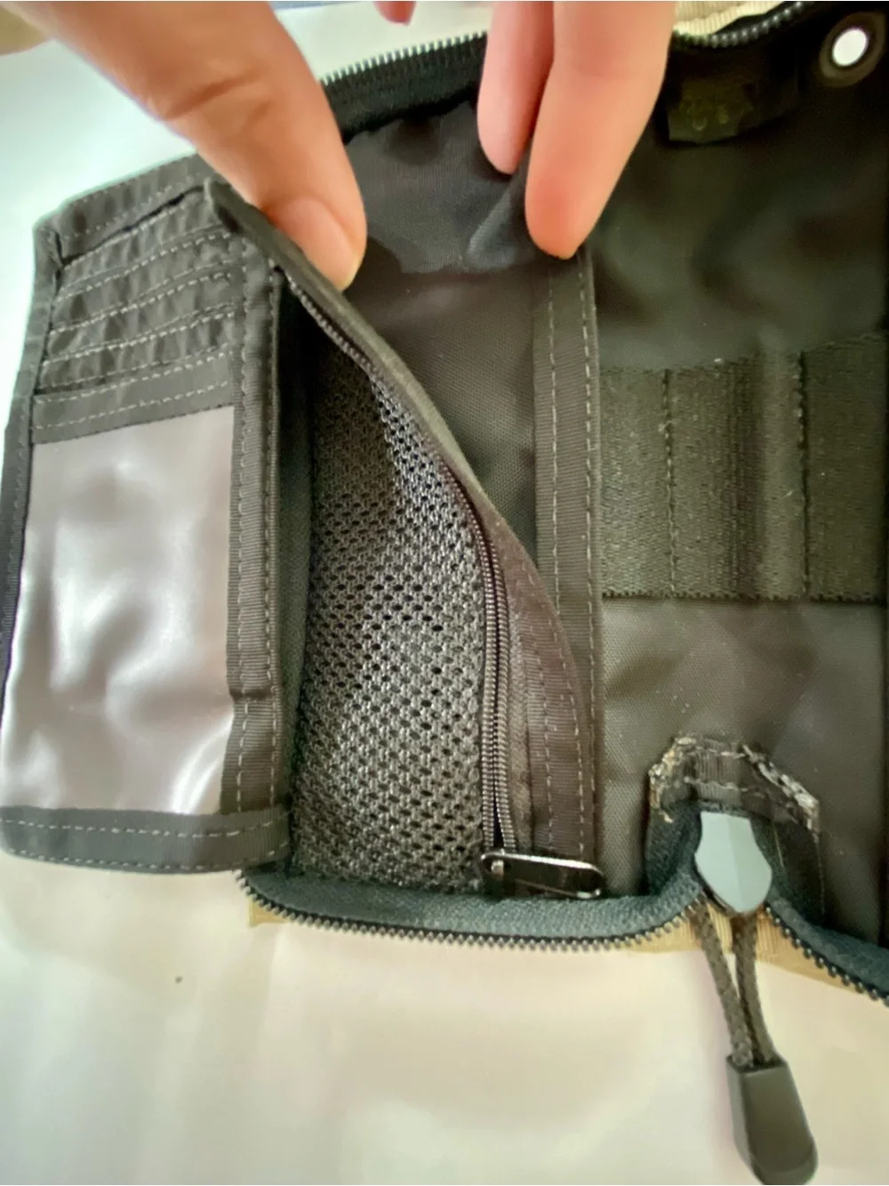 Spec.-Ops Canvas Tactical Wallet in Desert Camo